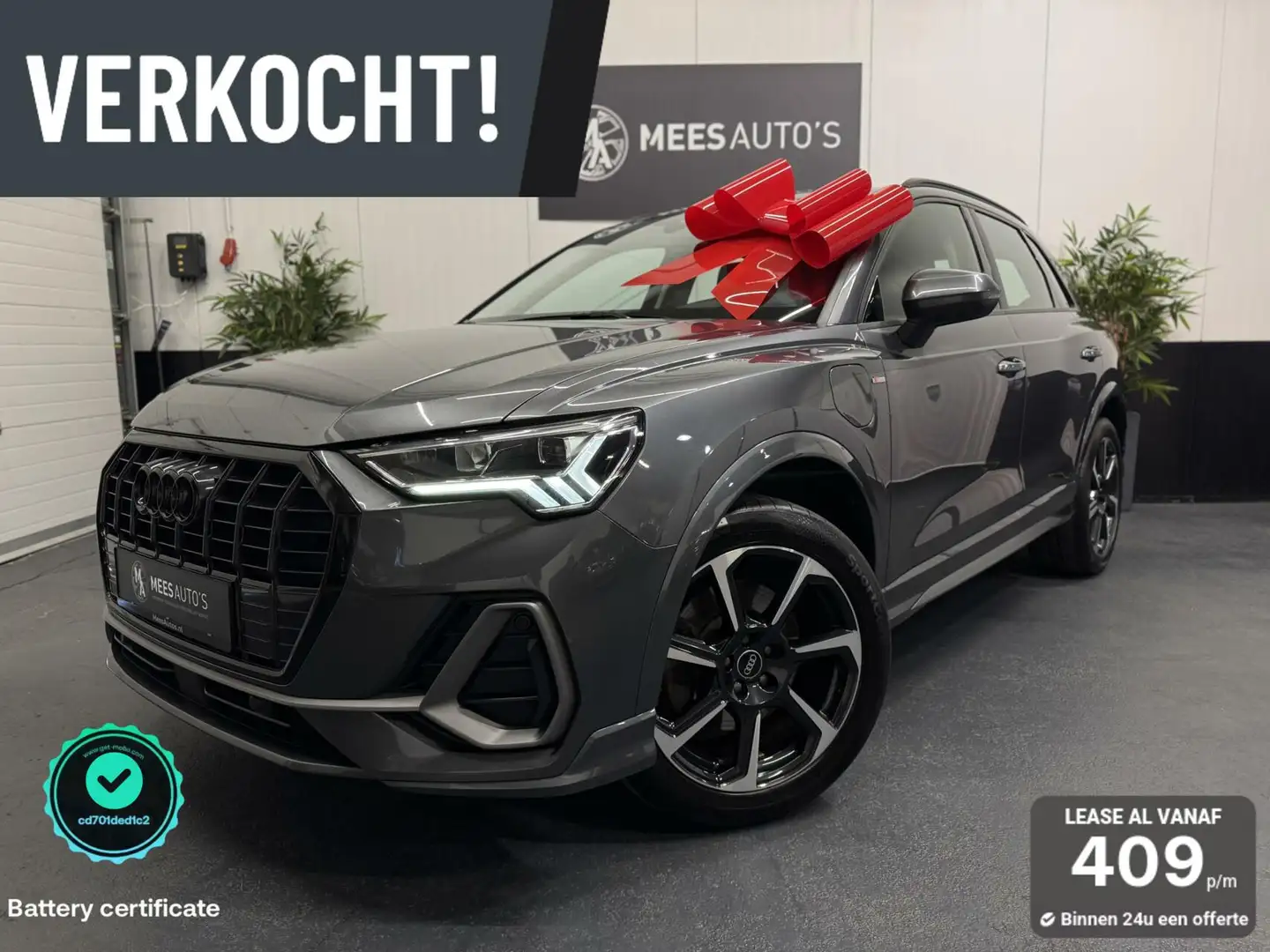 Audi Q3 45 TFSI e|S edition|Leer|Camera|Trekhaak|vol! Grau - 1