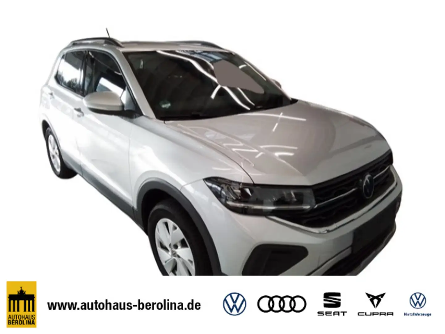 Volkswagen T-Cross 1.0 TSI Life DSG *ACC*NAV*R-CAM*PDC*SHZ* Silber - 1