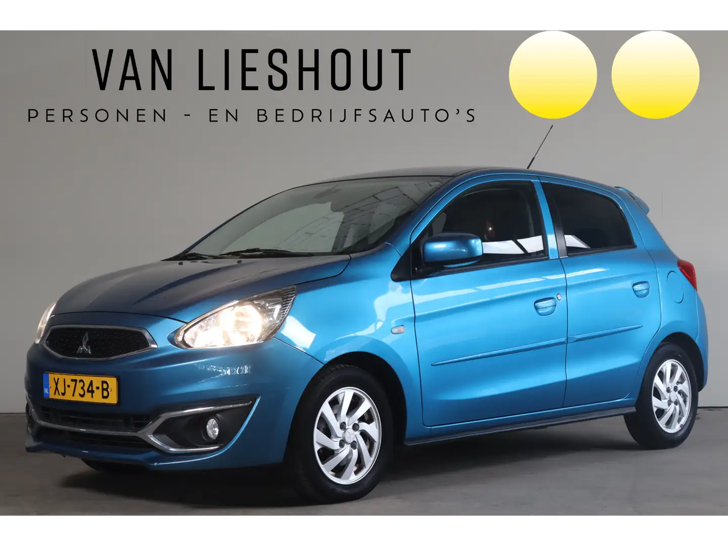 Mitsubishi Space Star 1.0 Intense NL-Auto!! Airco I L.M.velgen Bleu - 1