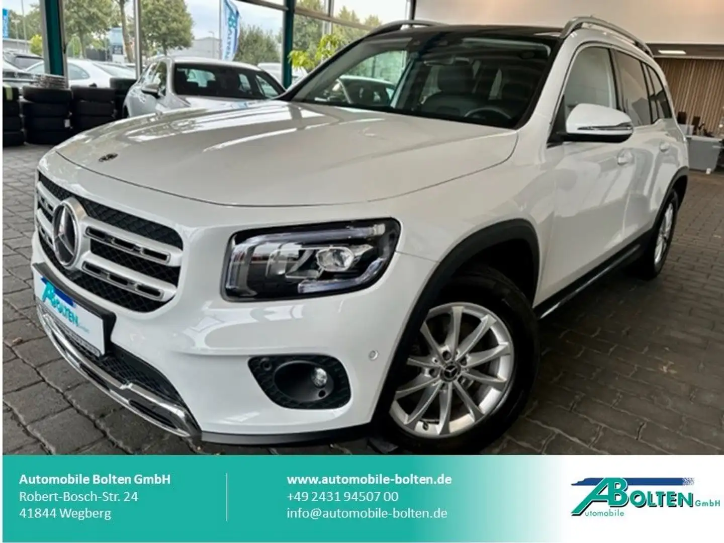 Mercedes-Benz GLB 200 DCT-Prog.-Pano.-LED-AHK-Kamera-MBUX Blanc - 1