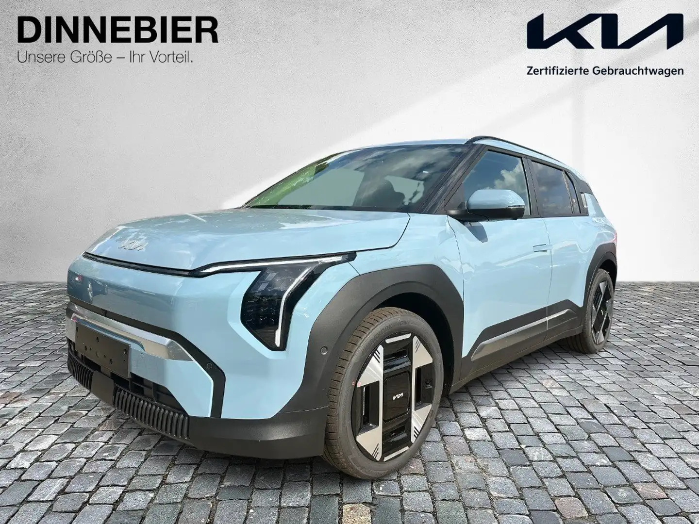 Kia EV3 81.4 EARTH NAVI+LED+Einpark360 360-CAM ACC Bleu - 2