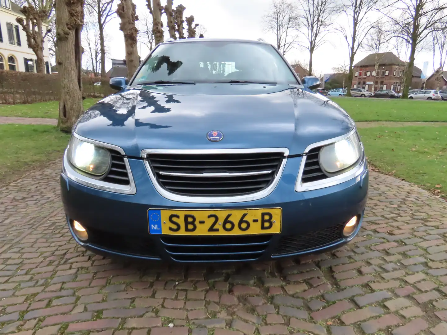 Saab 9-5 Estate 1.9 TiD Vector Sport Ecc Cruisecontrol Leer Blauw - 2