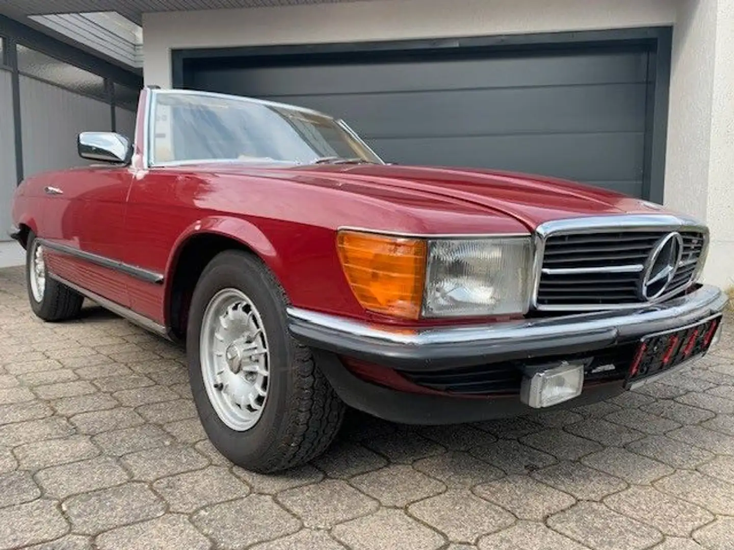 Mercedes-Benz 380 SL, deutsches Auto, Autom., Klima Roşu - 2