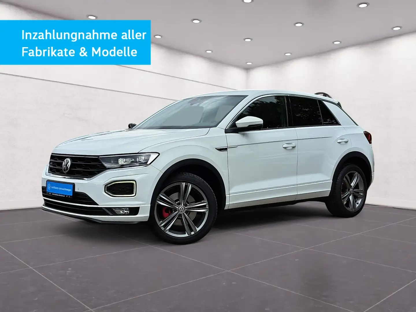 Volkswagen T-Roc Sport 2.0 TDI 4Motion DSG R line NAV KAM LED 18" Wit - 2