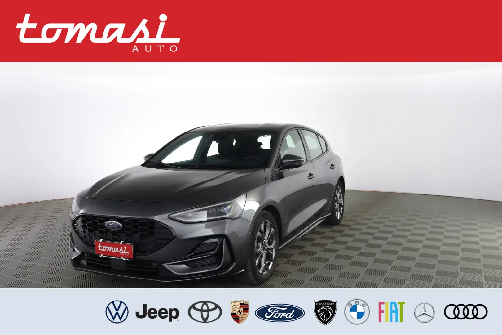 Ford Focus 1.0 EcoBoost Hybrid 125 CV Powershift 5p. ST-Line Gris - 1