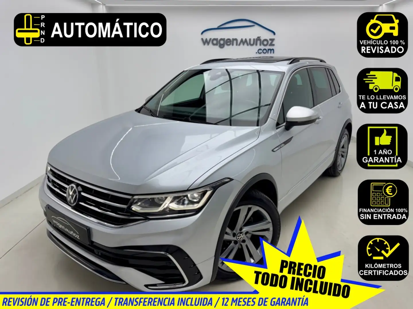 Volkswagen Tiguan 2.0TDI R-Line DSG 110kW Plateado - 1