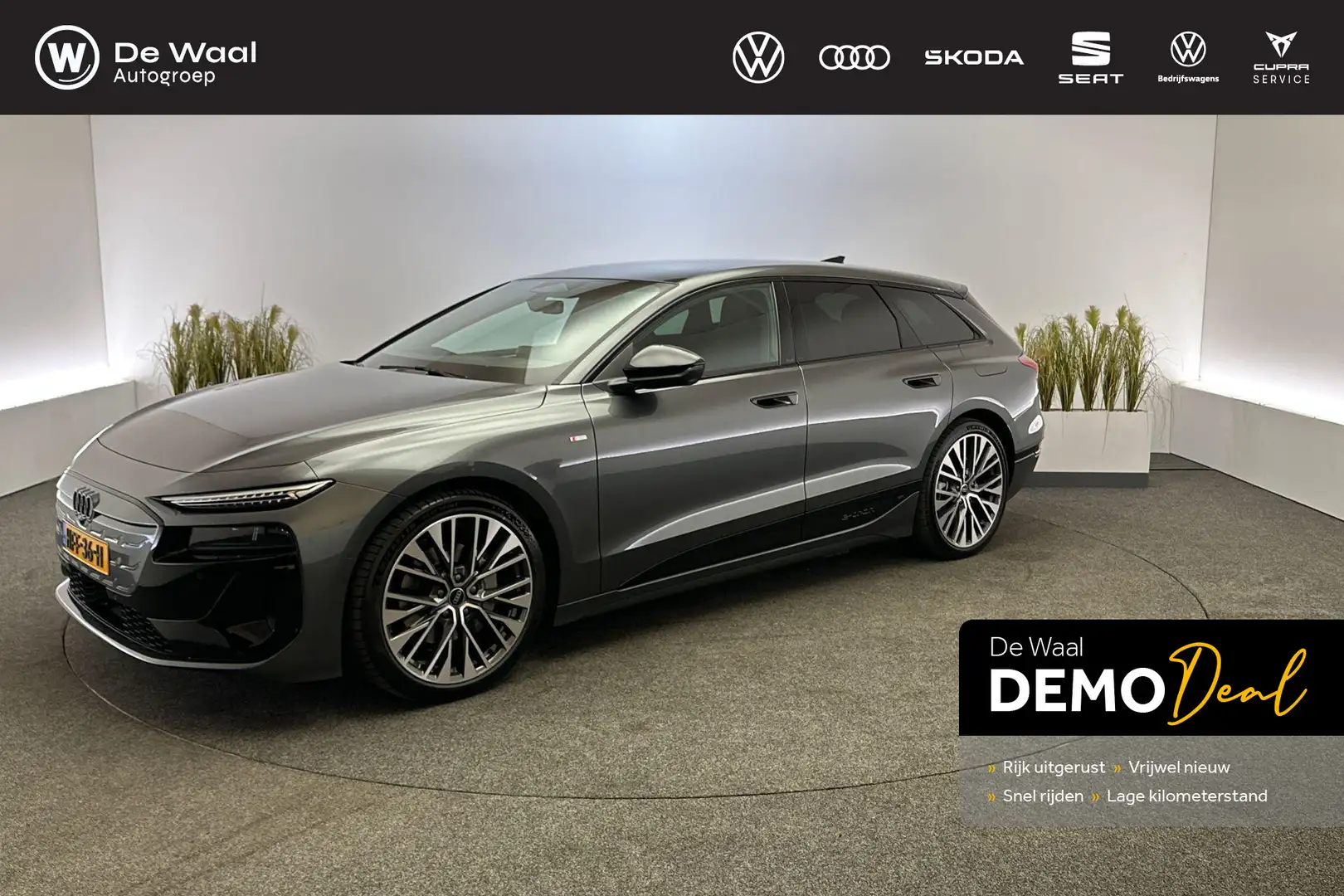 Audi A6 Avant e-tron S edition performance 367pk 100 kWh | Grijs - 1
