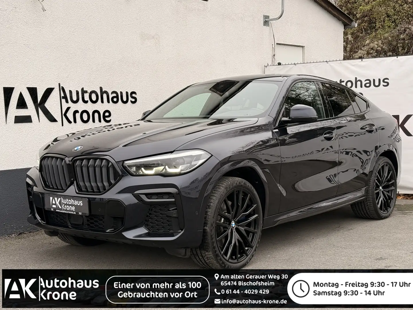 BMW X6 xDrive 30d MHD M-SPORT *M-TECHNIC*LIVE COCKPIT LED Schwarz - 1