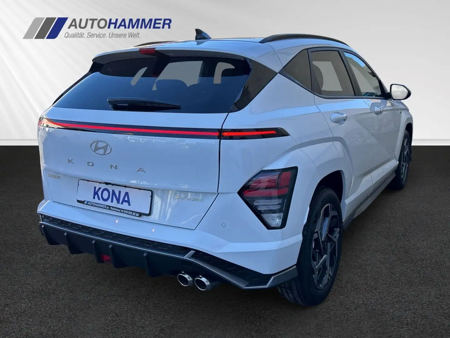 Hyundai KONA 1.6T 2WD DCT N-LINE Alu18'' LED Navi el.HK Weiß - 2
