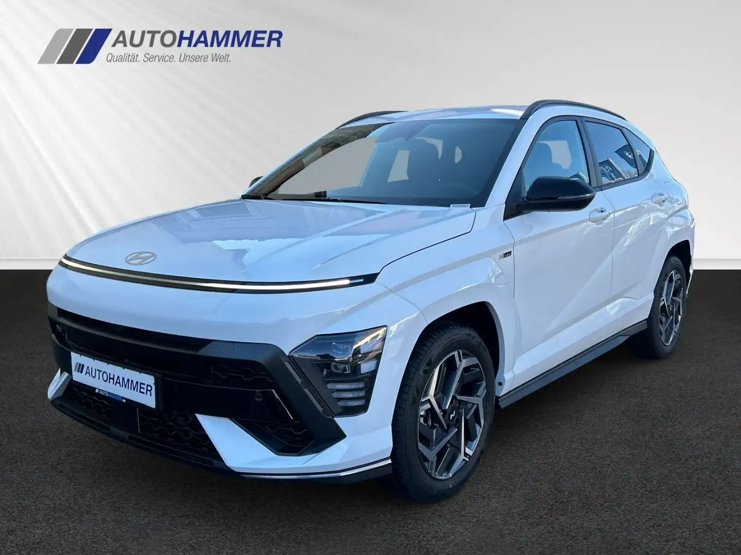 Hyundai KONA 1.6T 2WD DCT N-LINE Alu18'' LED Navi el.HK Weiß - 1