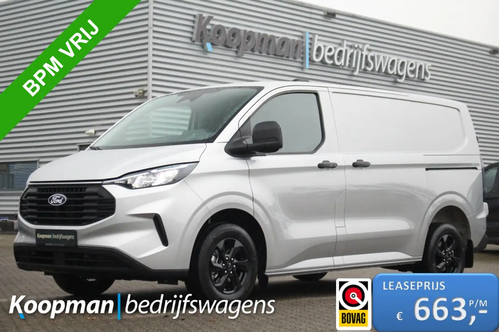 Ford Transit Custom 320 2.0TDCI 170pk Automaat L1H1 Trend | Stoel + St Argento - 1