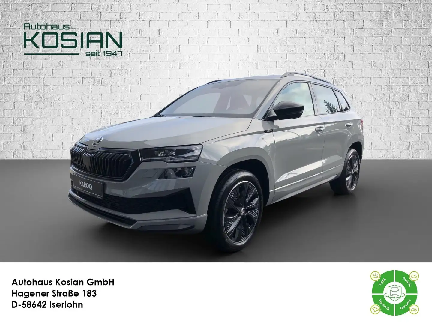 Skoda Karoq SPORTLINE 1.5 TSI DSG PANO+NAVI+KAMERA+ACC Gris - 1