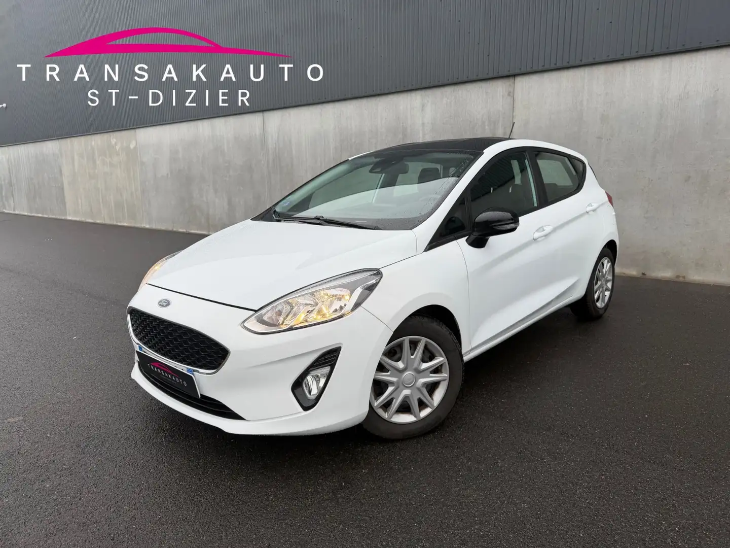 Ford Fiesta Fiesta 1.0 EcoBoost 100 ch S\u0026amp;S BVA6 Trend Blanc - 1