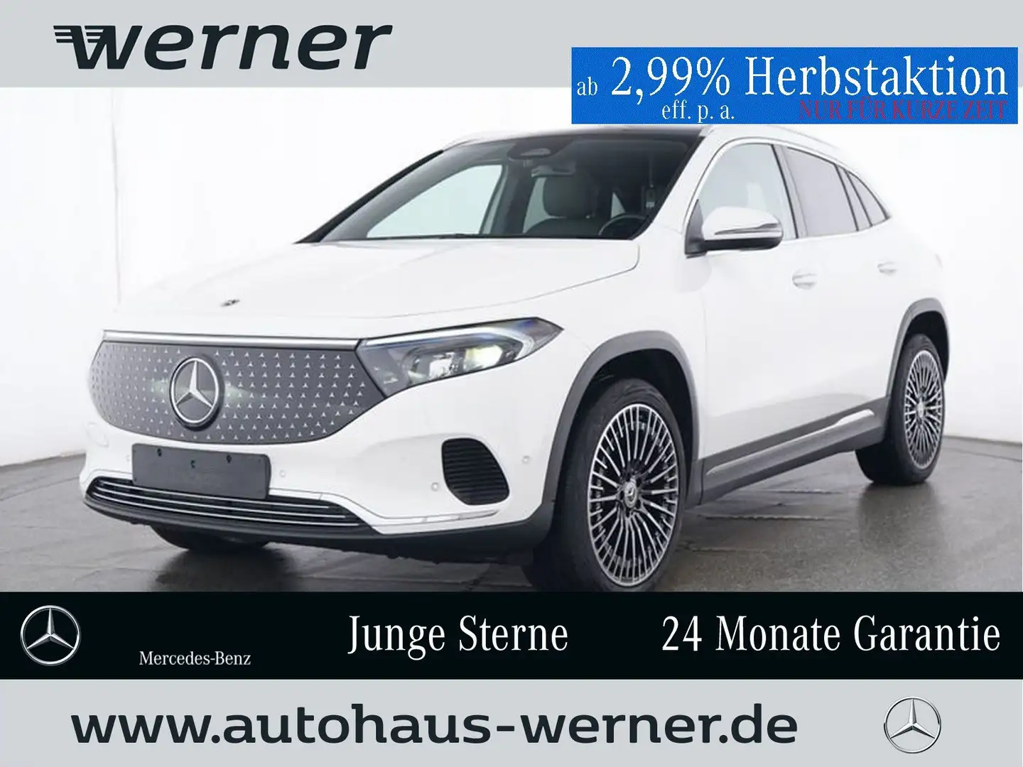 Mercedes-Benz EQA 300 4M EL-ART-ADV+ PANO AHK 20"AMG WDGS SOUN Bianco - 1
