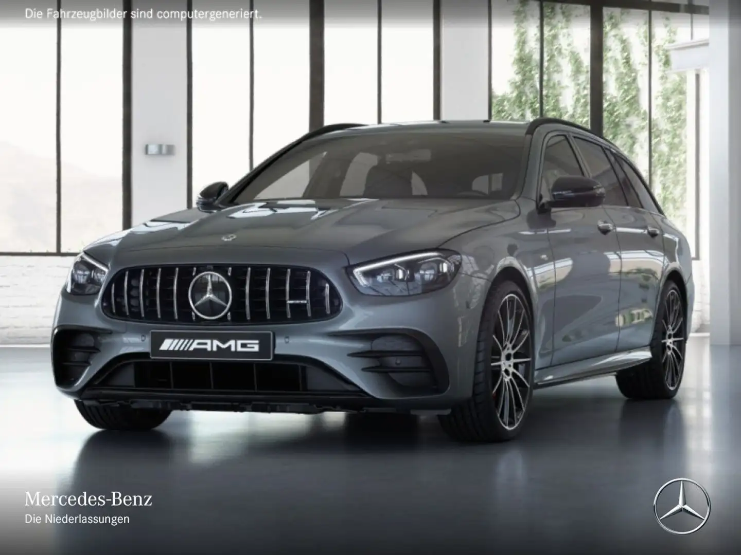 Mercedes-Benz E 53 AMG E 53 4M T-Modell AMG+NIGHT+360+AHK+MULTIBEAM+STHZG Grau - 2