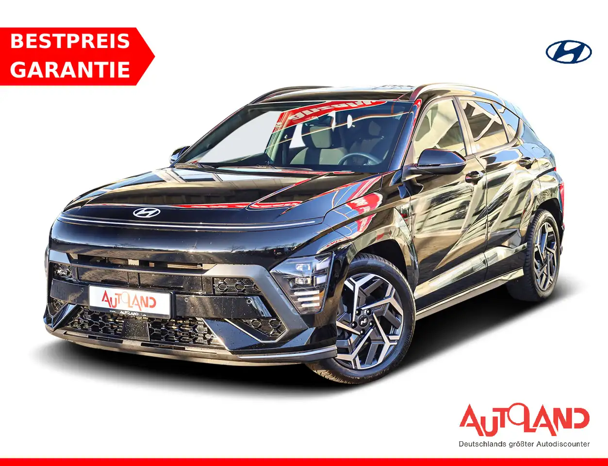 Hyundai KONA 1.6 T-GDI N Line LED Navi Panorama Kamera — миниатюра 1