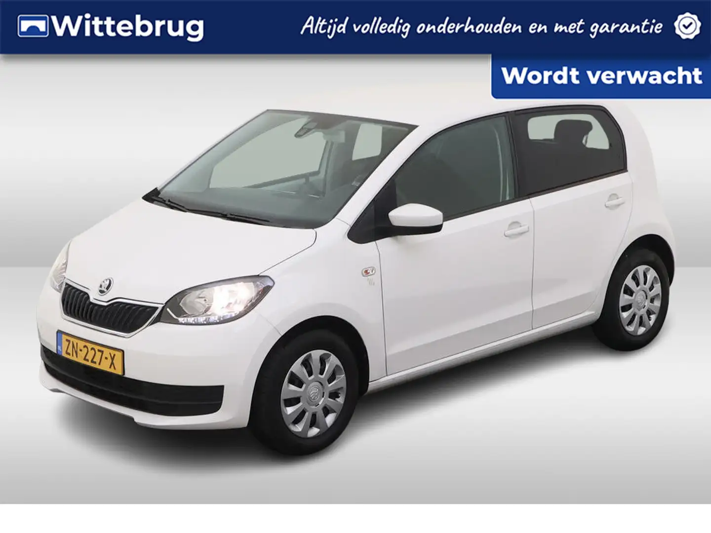 Skoda Citigo 1.0 Greentech Ambition / Airco / Cruise controle / Wit - 1