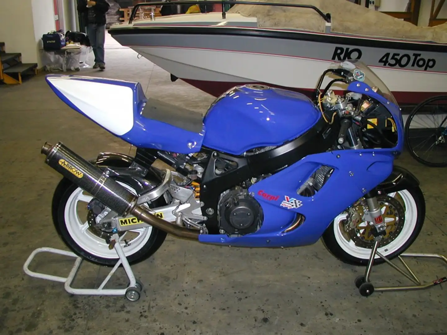 Honda CBR 900 2 moto strada con cerchio ant. 17" VFR BREMBO WP M Amarillo - 2