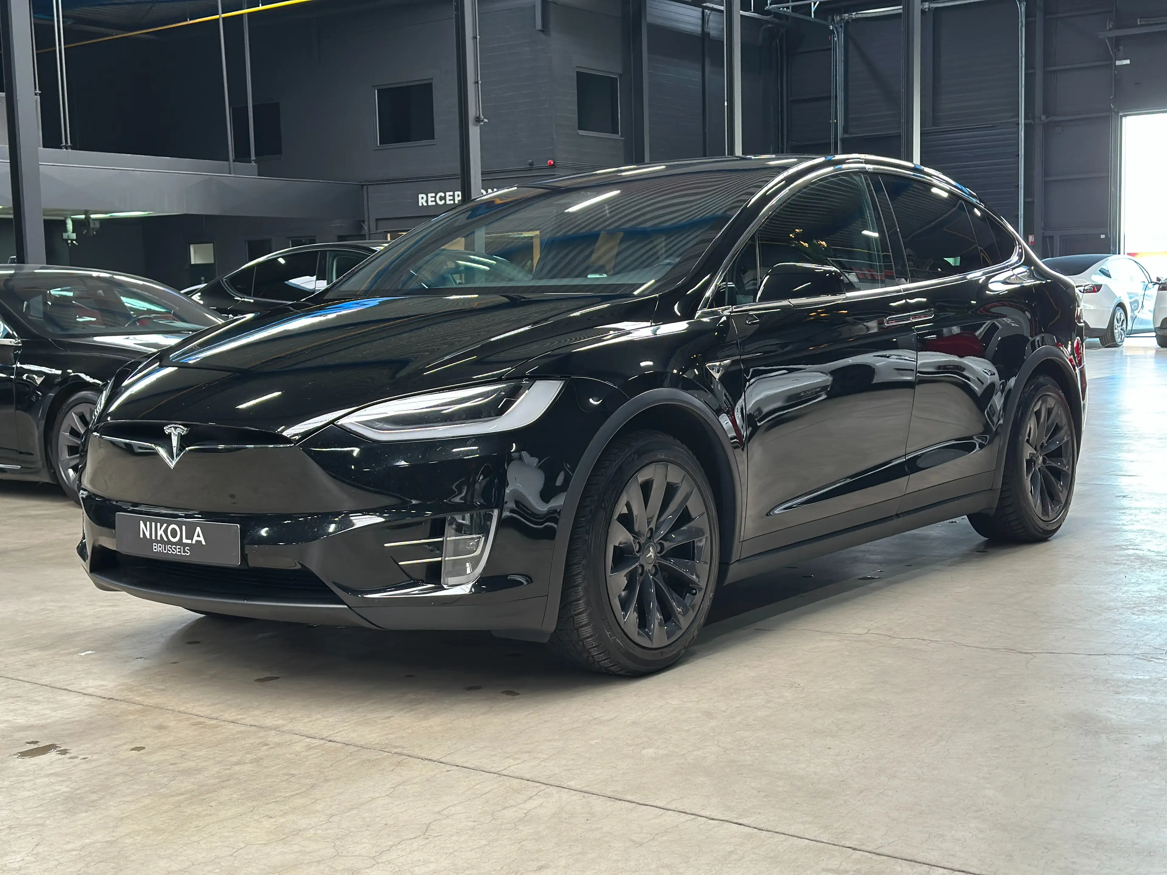 Tesla Model X LONG RANGE 100D - TOW HOOK - AUTOPILOT - CARBON — photo 3