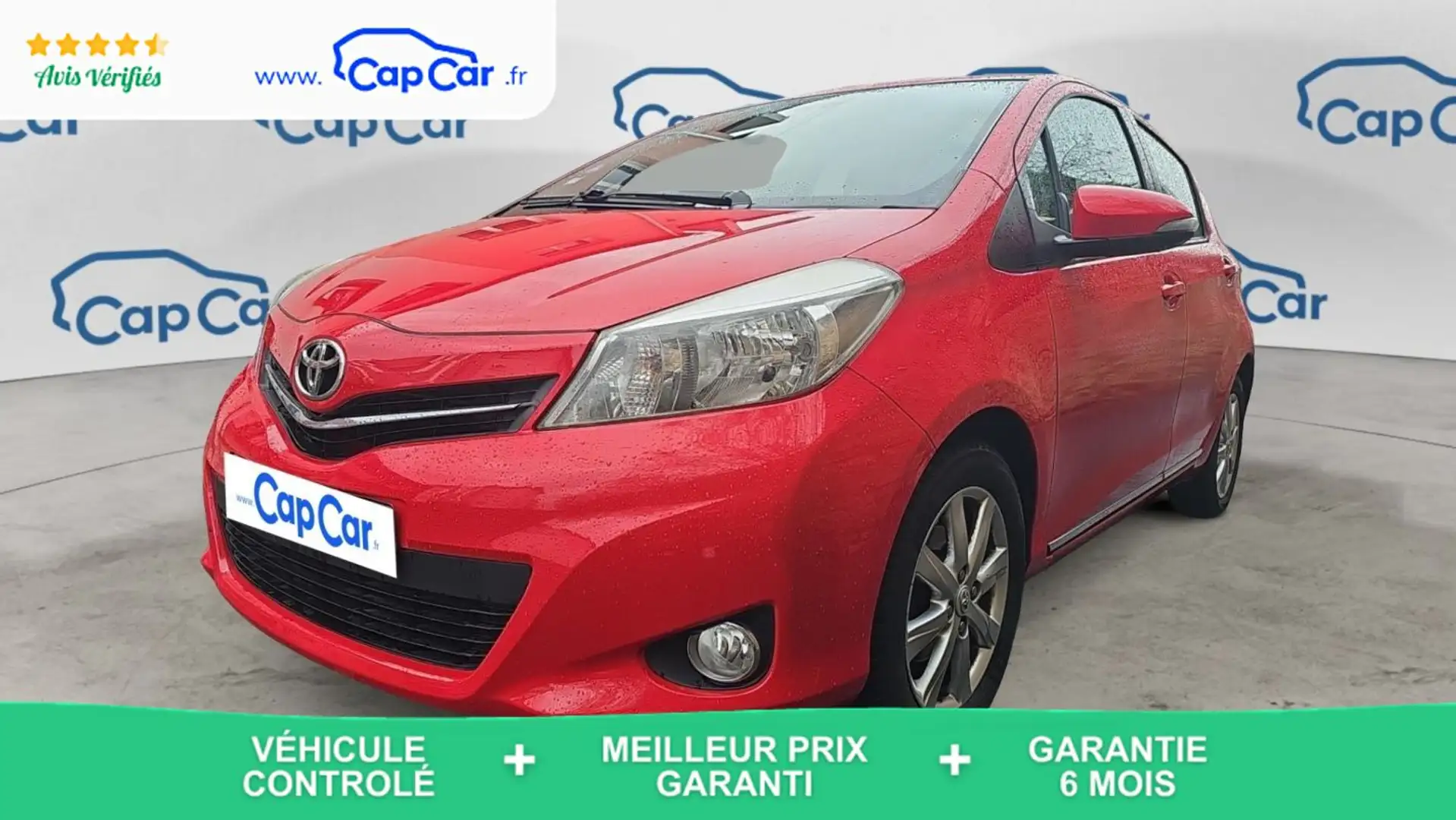 Toyota Yaris 1.3 VVT-i 99 Dynamic Rouge - 1