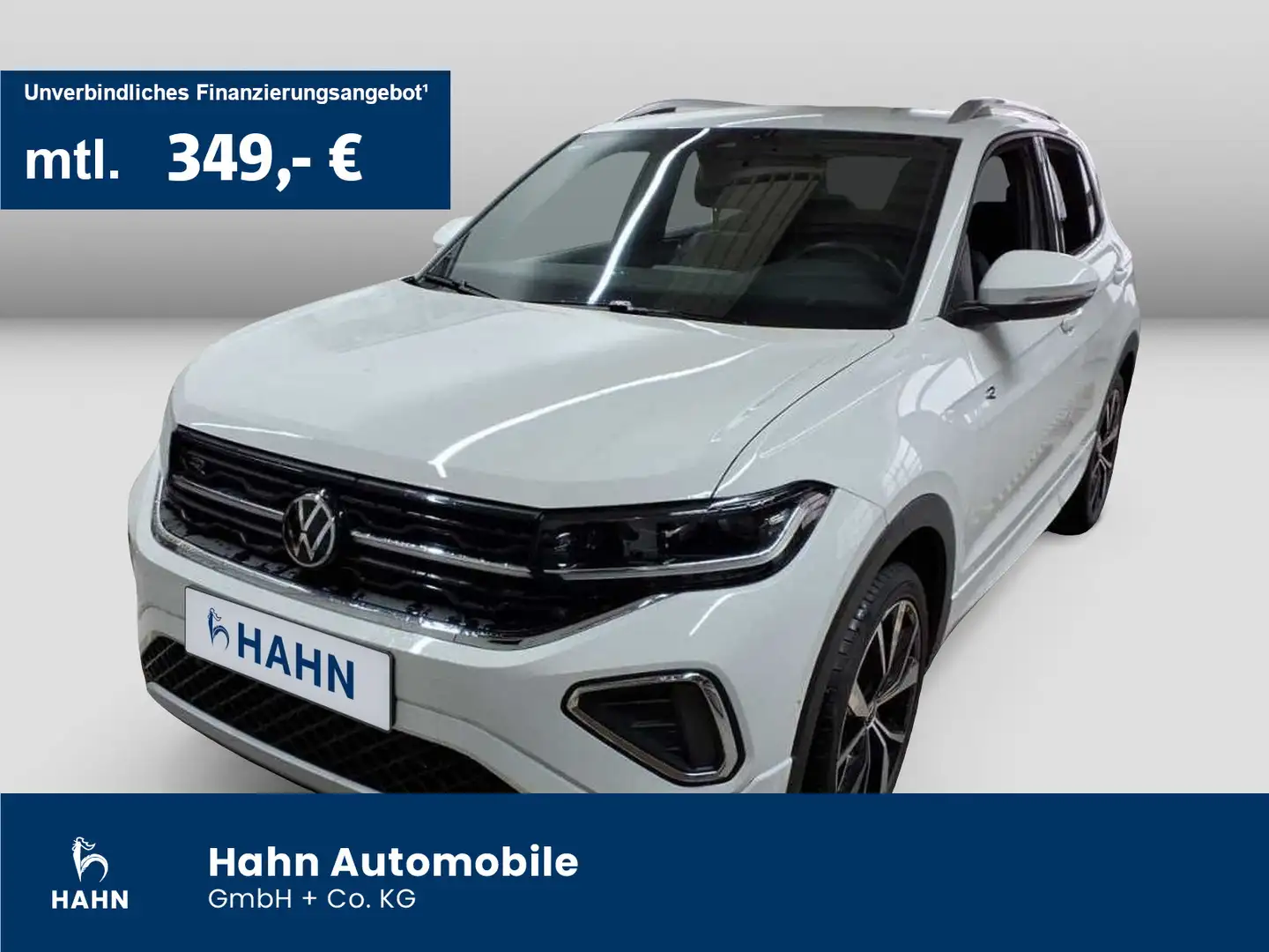 Volkswagen T-Cross 1.0TSI R-Line AHK CAM ACC IQ.Drive Keyle Weiß - 1