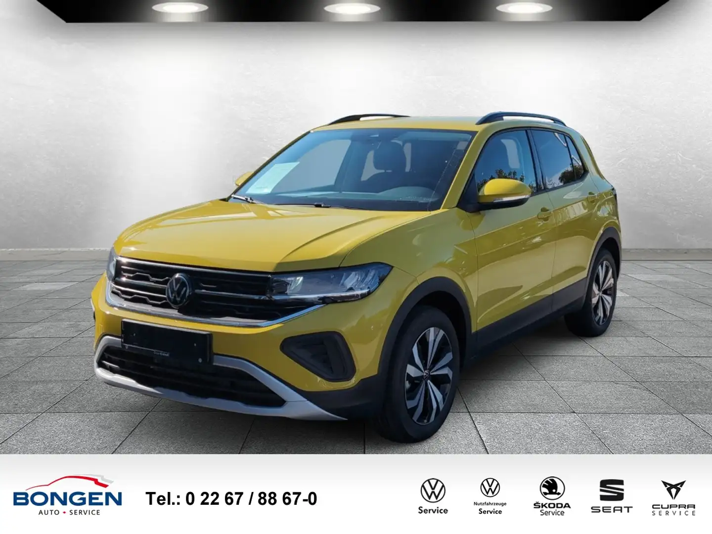 Volkswagen T-Cross 1.0 TSI Life DSG Carplay Rückfahrkamera Klima Jaune - 1