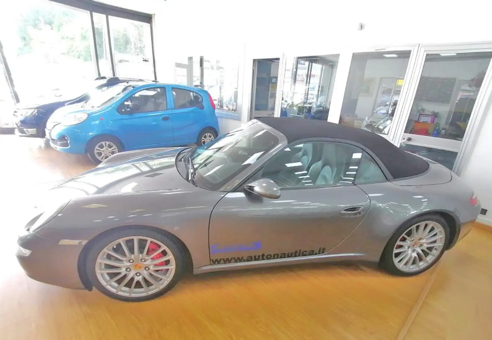 Porsche 997 CARRERA 4S CABRIOLET 355cv TIPTRONIC HARD TOP Grigio - 2