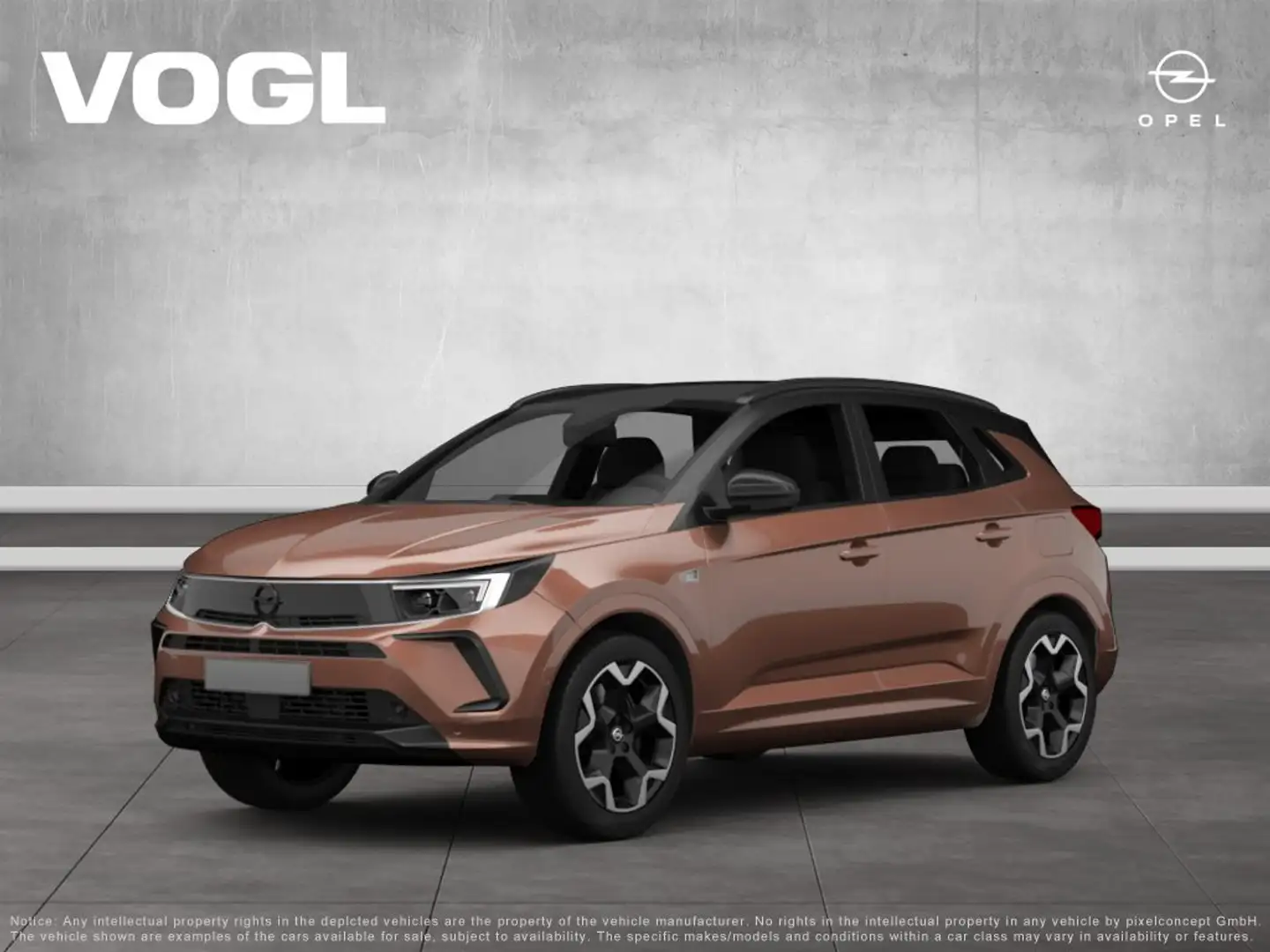 Opel Grandland Electric GS 213PS 73kWh Electric 157kW GS Braun - 1