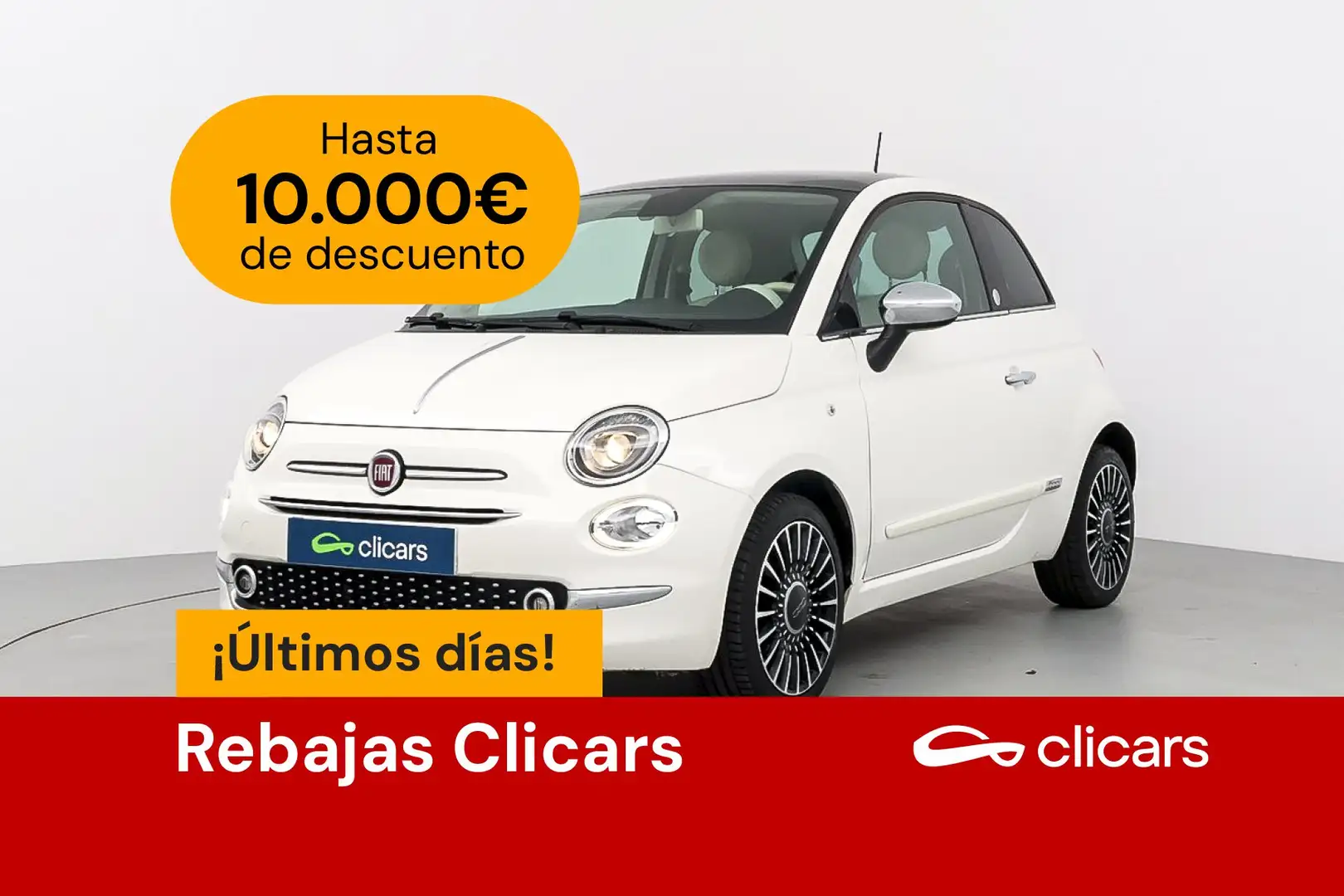 Fiat 500 1.2 Lounge Blanco - 1