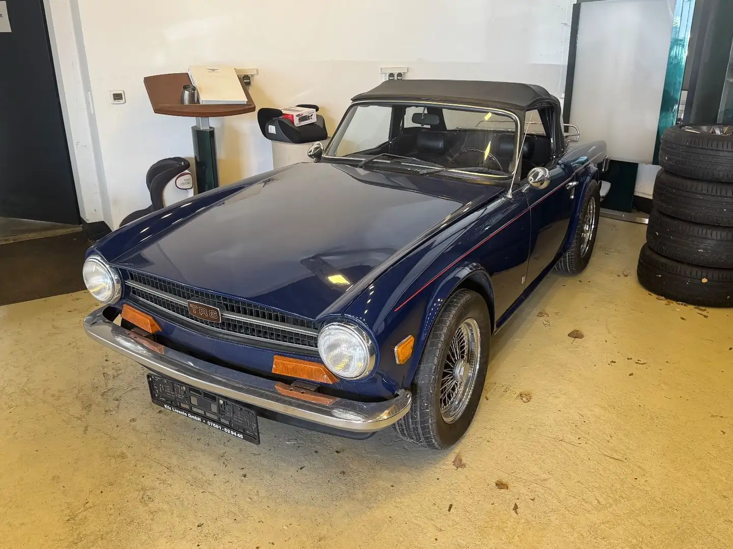 Triumph TR6 Roadster / H-Kennzeichen / Speichenräder Niebieski - 1