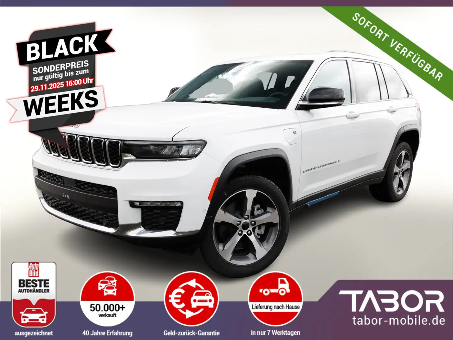 Jeep Grand Cherokee 2.0 PHEV 380 Lim Pano UVP-32%* Белый - 1