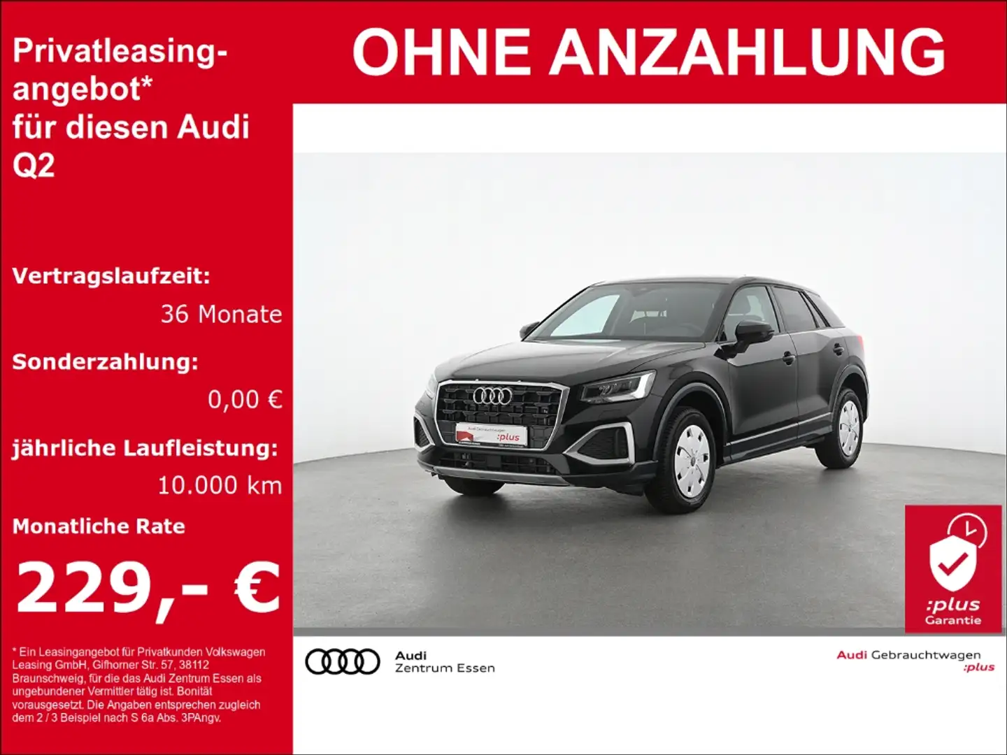 Audi Q2 35 TFSI Advanced S-TRONIC LED AHK APP PDC   MUFU Nero - 1