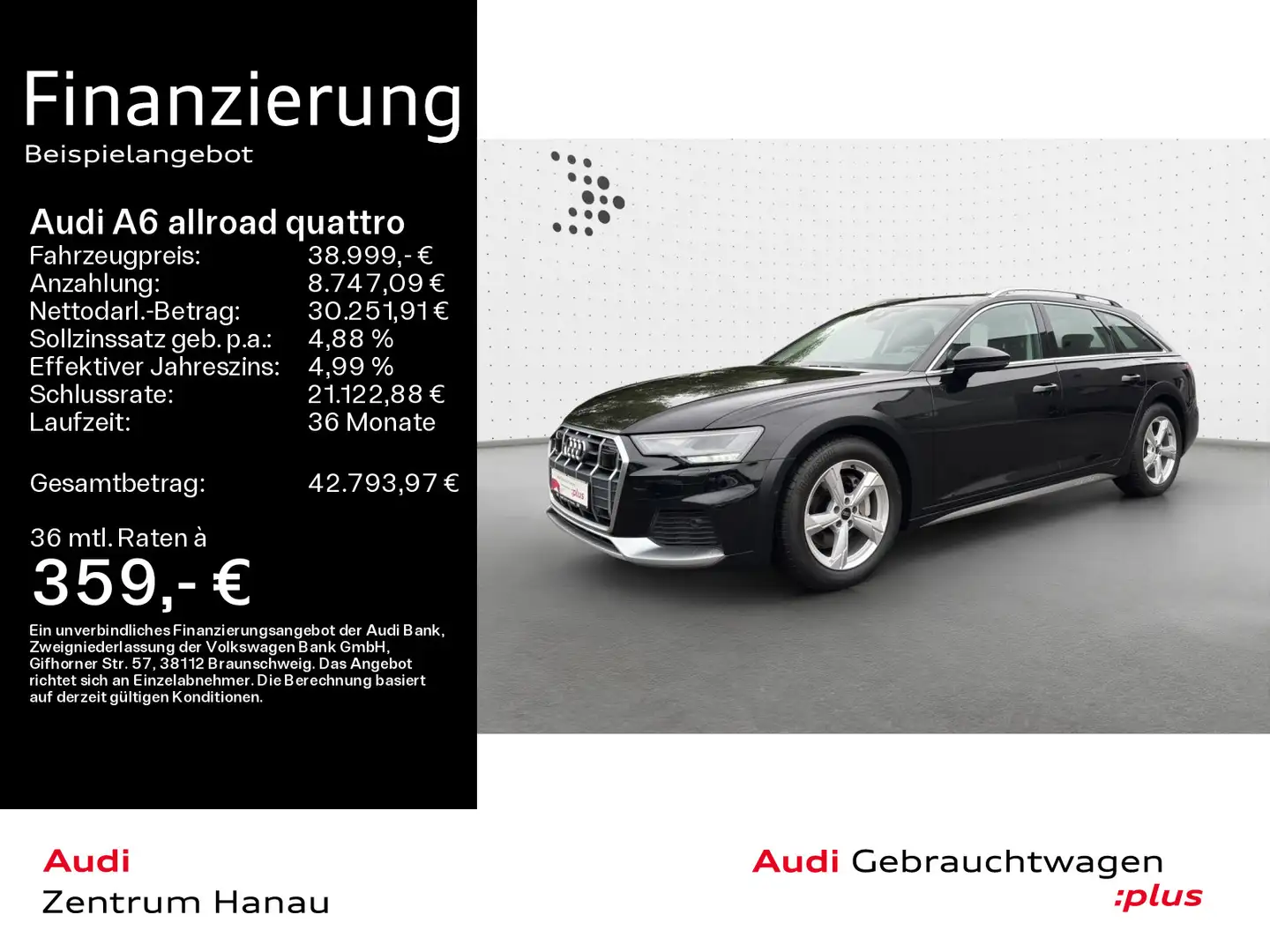 Audi A6 allroad 45 TDI Stronic LED*AHK*KAMERA Zwart - 1
