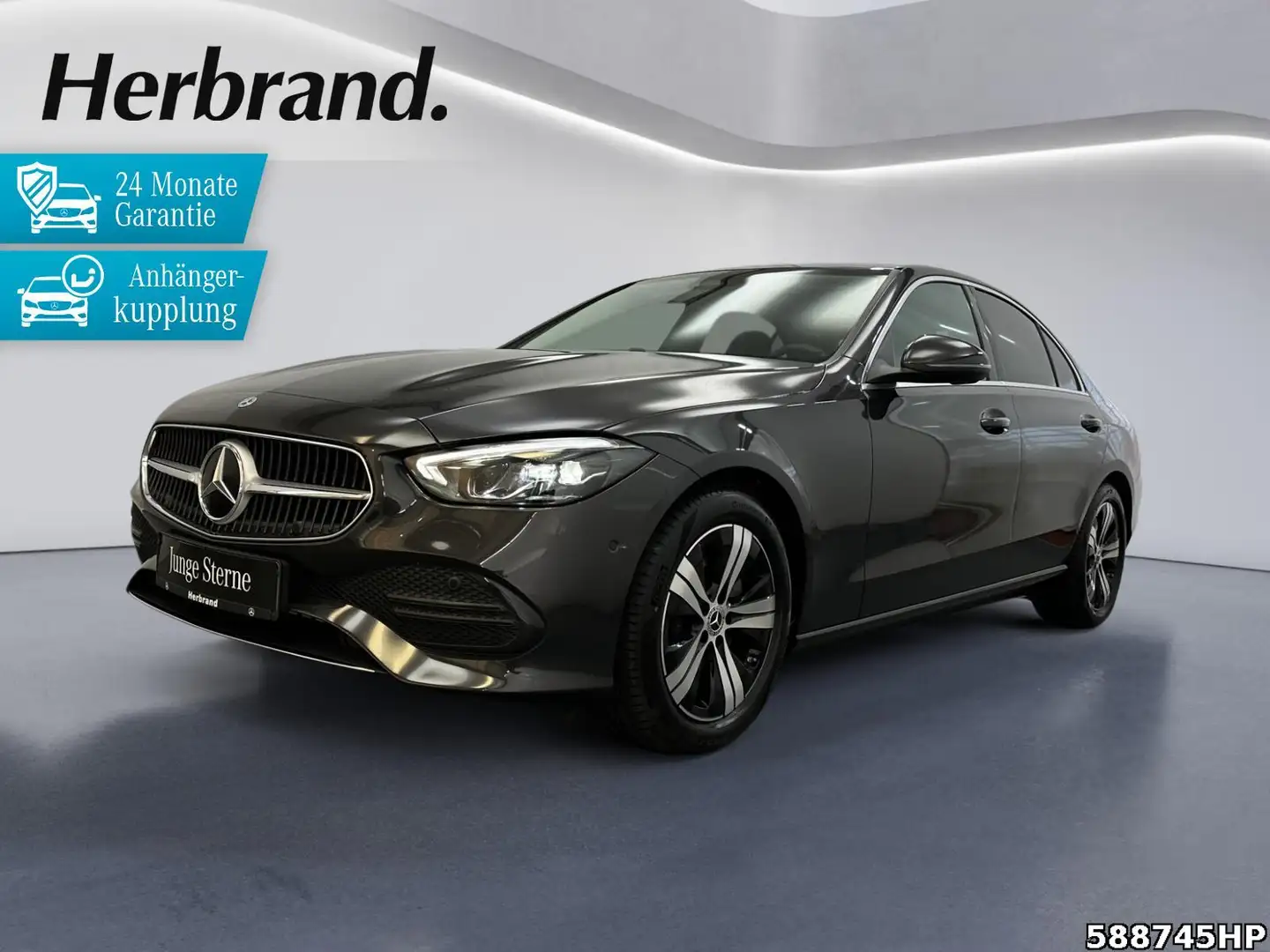 Mercedes-Benz C 180 Avantgarde  AHK. Lenkradhezg. CarPlay LED. Grau - 1