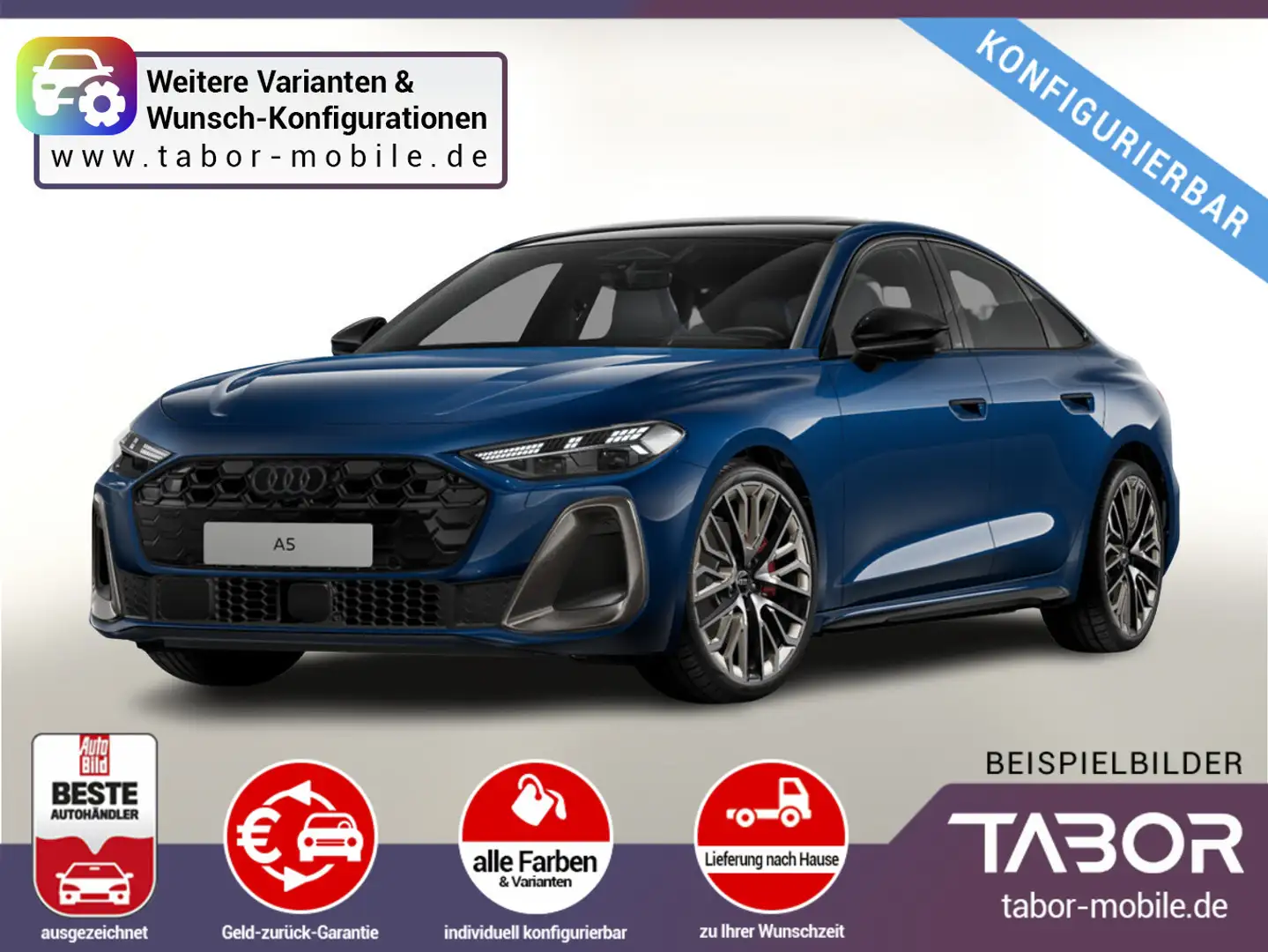Audi A5 Lim TFSI 150 LED Nav VirCo+ SHZ eHK Temp PDC Wit - 1