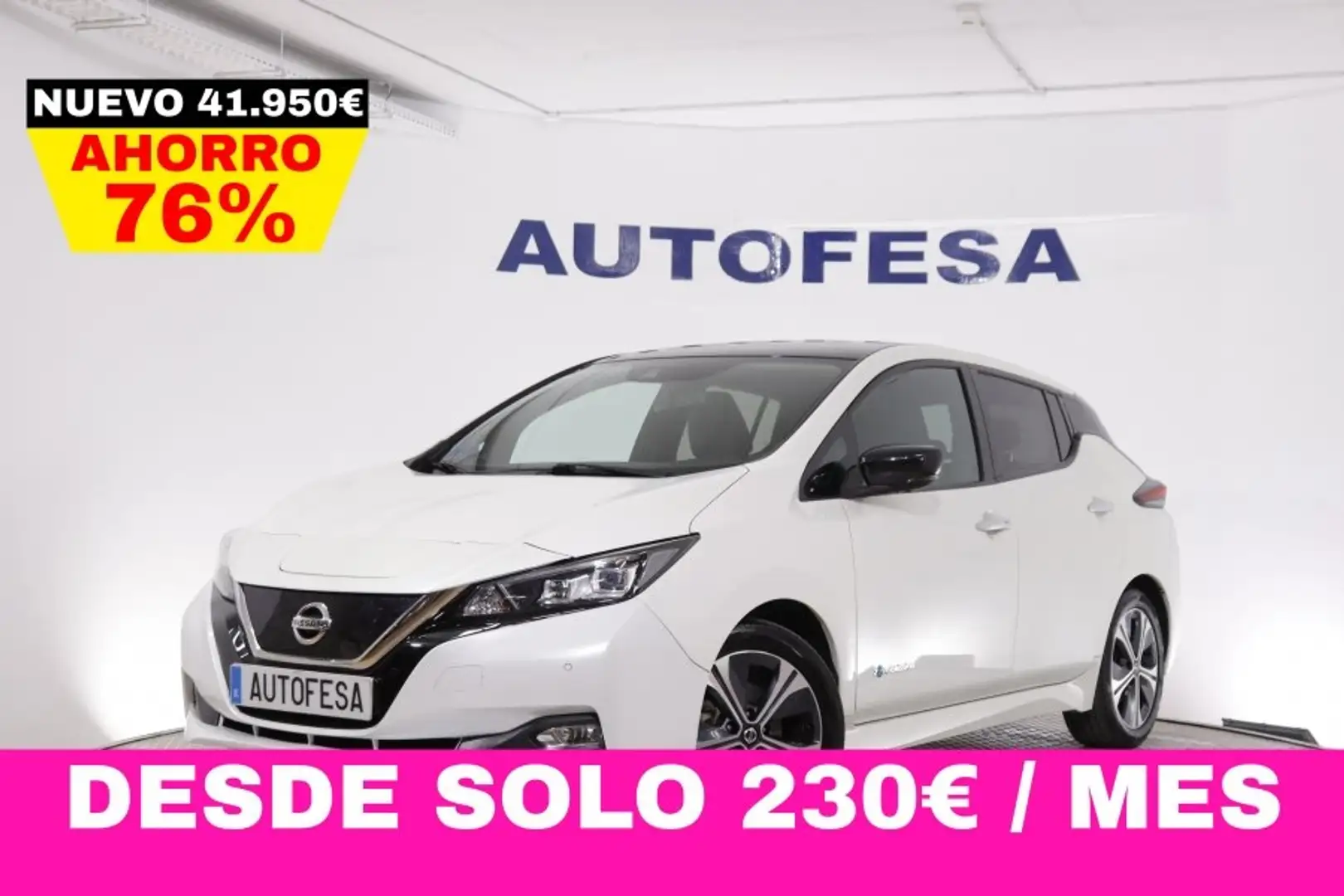 Nissan Leaf TEKNA 40KW ELECTRICO 150cv AUTO 5P # NAVY Blanco - 1