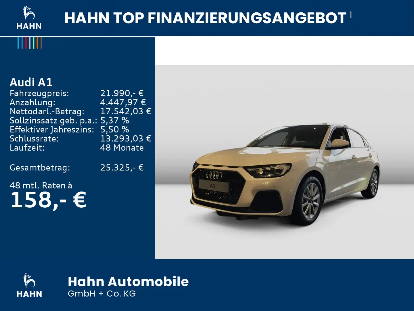 Audi A1 A1 Sportback 25TFSI S-Tronic advanced LED SHZ A Weiß - 2