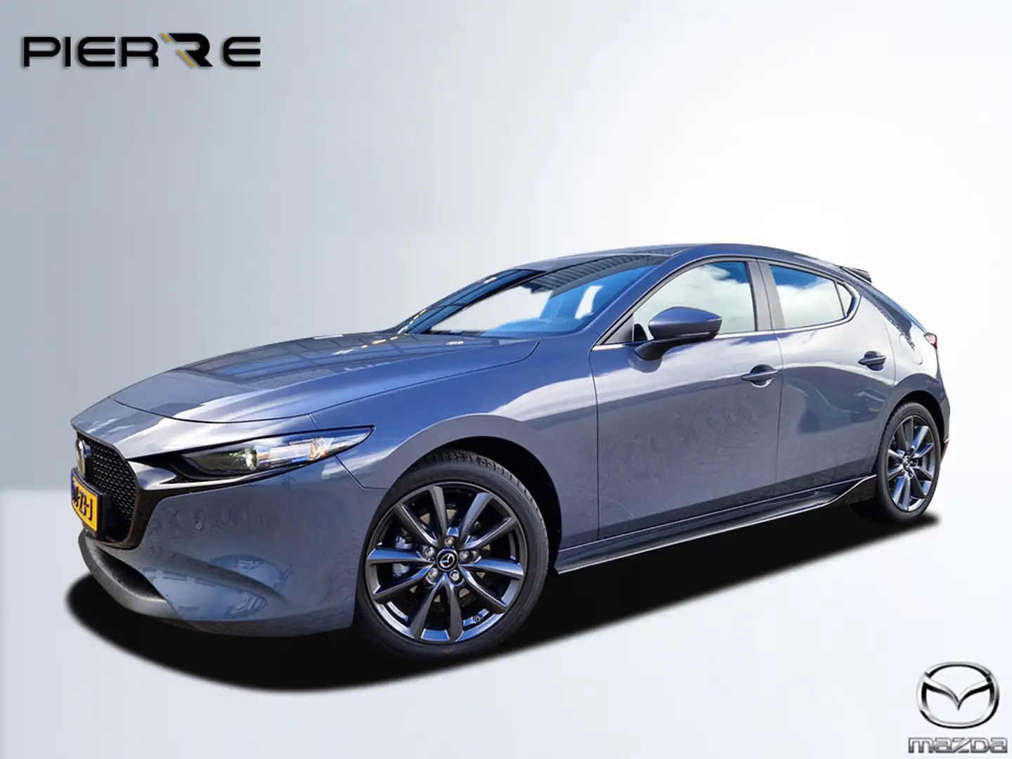 Mazda 3 2.5 e-SkyActiv-G 140 M Hybrid 140 Centre-line | DE Gris - 1