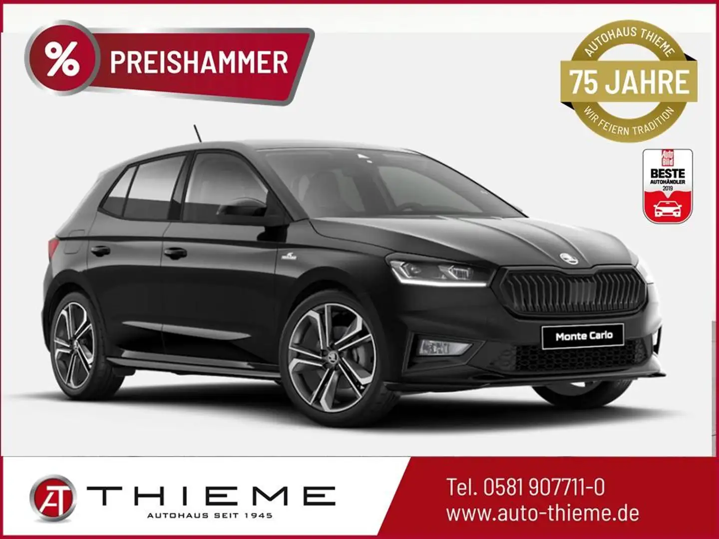 Skoda Fabia Monte Carlo 150PS DSG - SHZ/App/Climatr./16"/5J... - 1