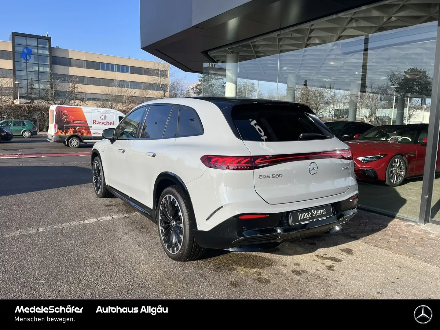 Mercedes-Benz EQS SUV EQS SUV 580 AMG 21" NAPPA Wärmepumpe TV NP180 Air Grau - 2