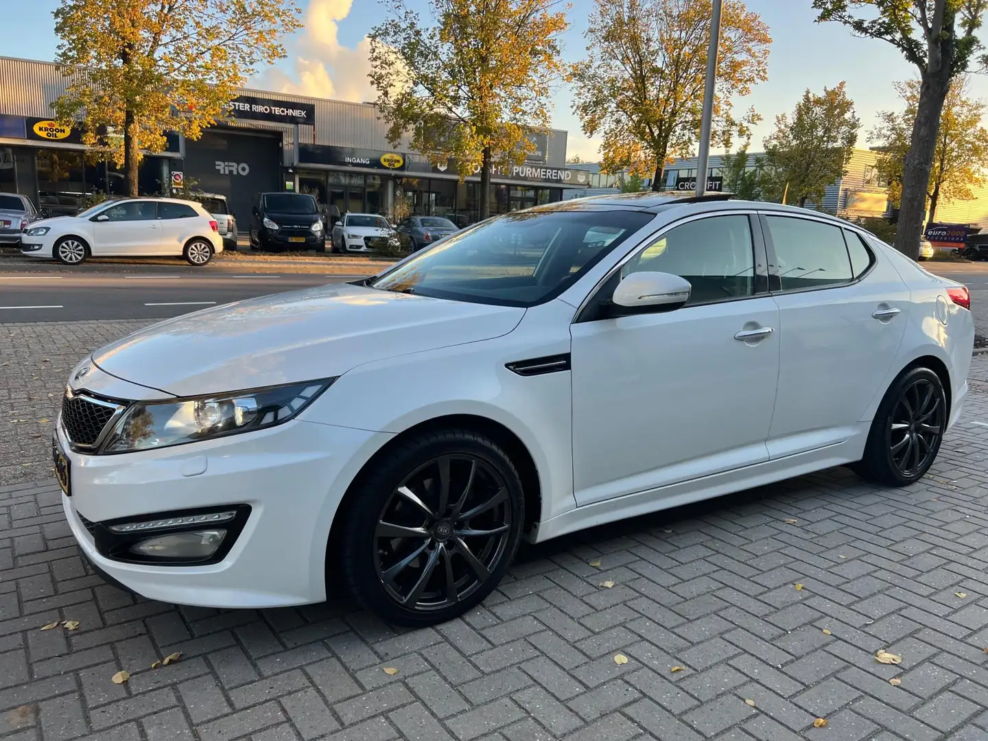 Kia Optima 2.0 CVVT Hybrid Super Pack - Pano - Vol Opties Wit - 2