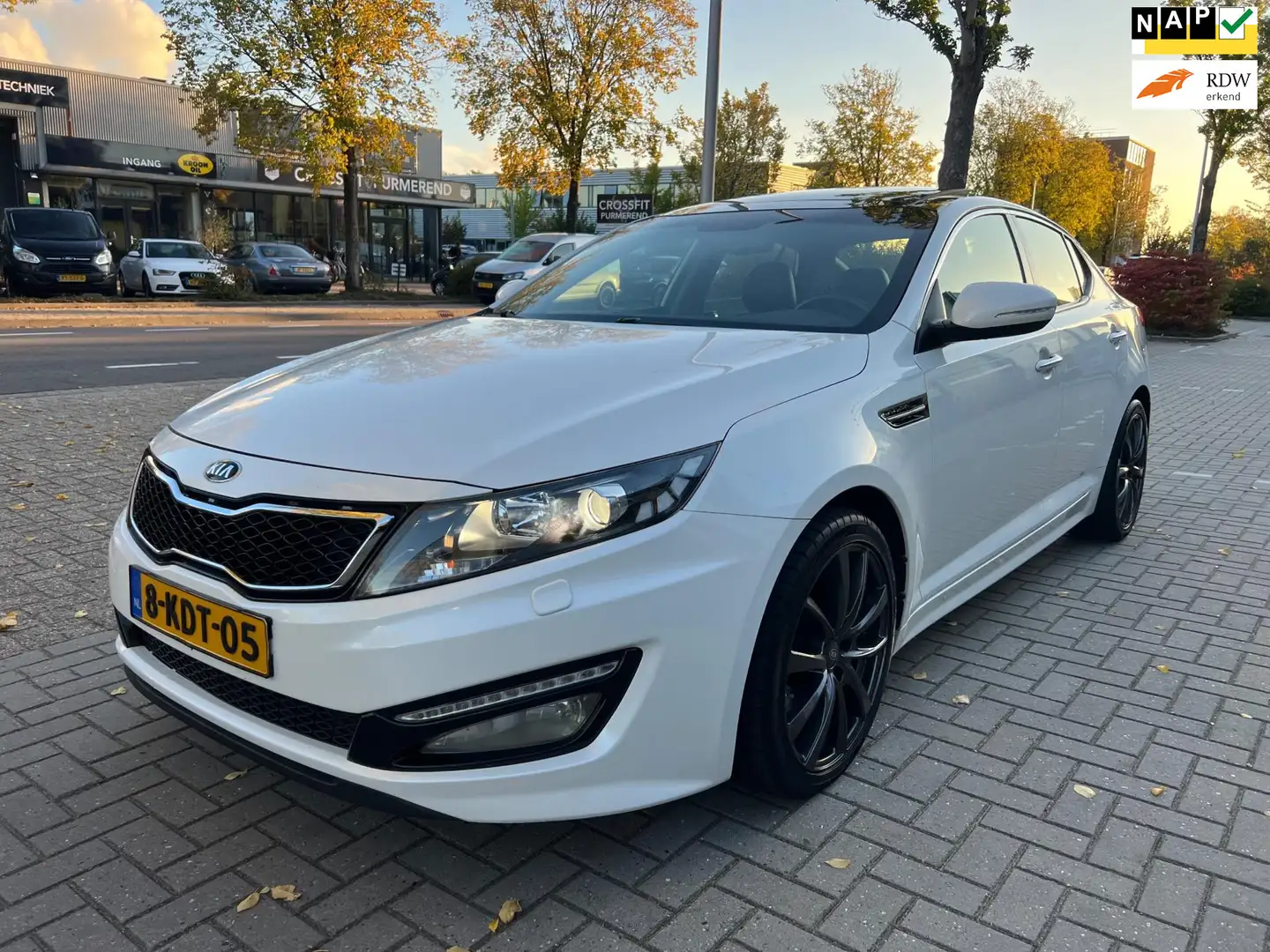 Kia Optima 2.0 CVVT Hybrid Super Pack - Pano - Vol Opties Wit - 1