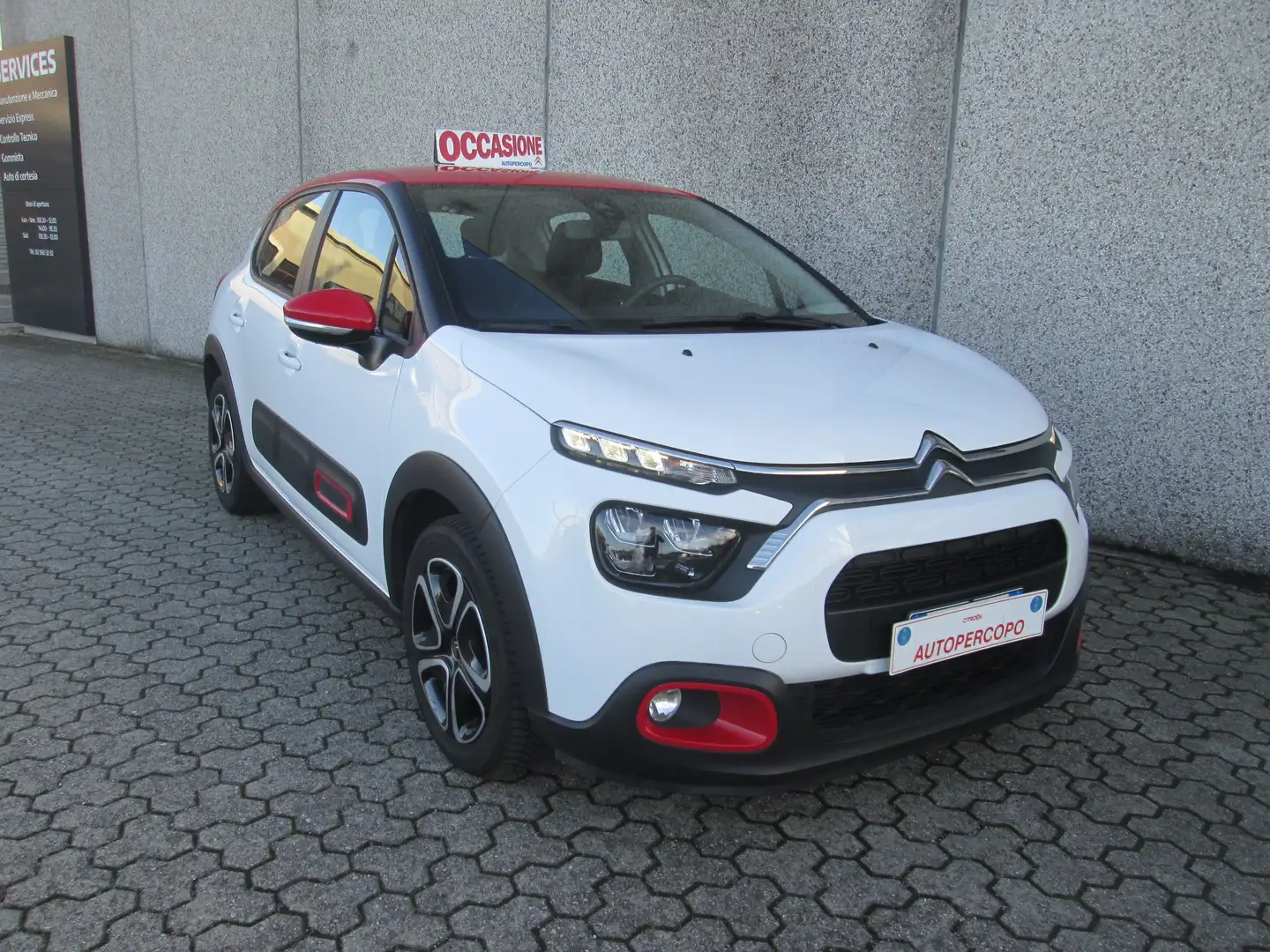 Citroen C3 1.5 Bluehdi Feel Pack Blanc - 1