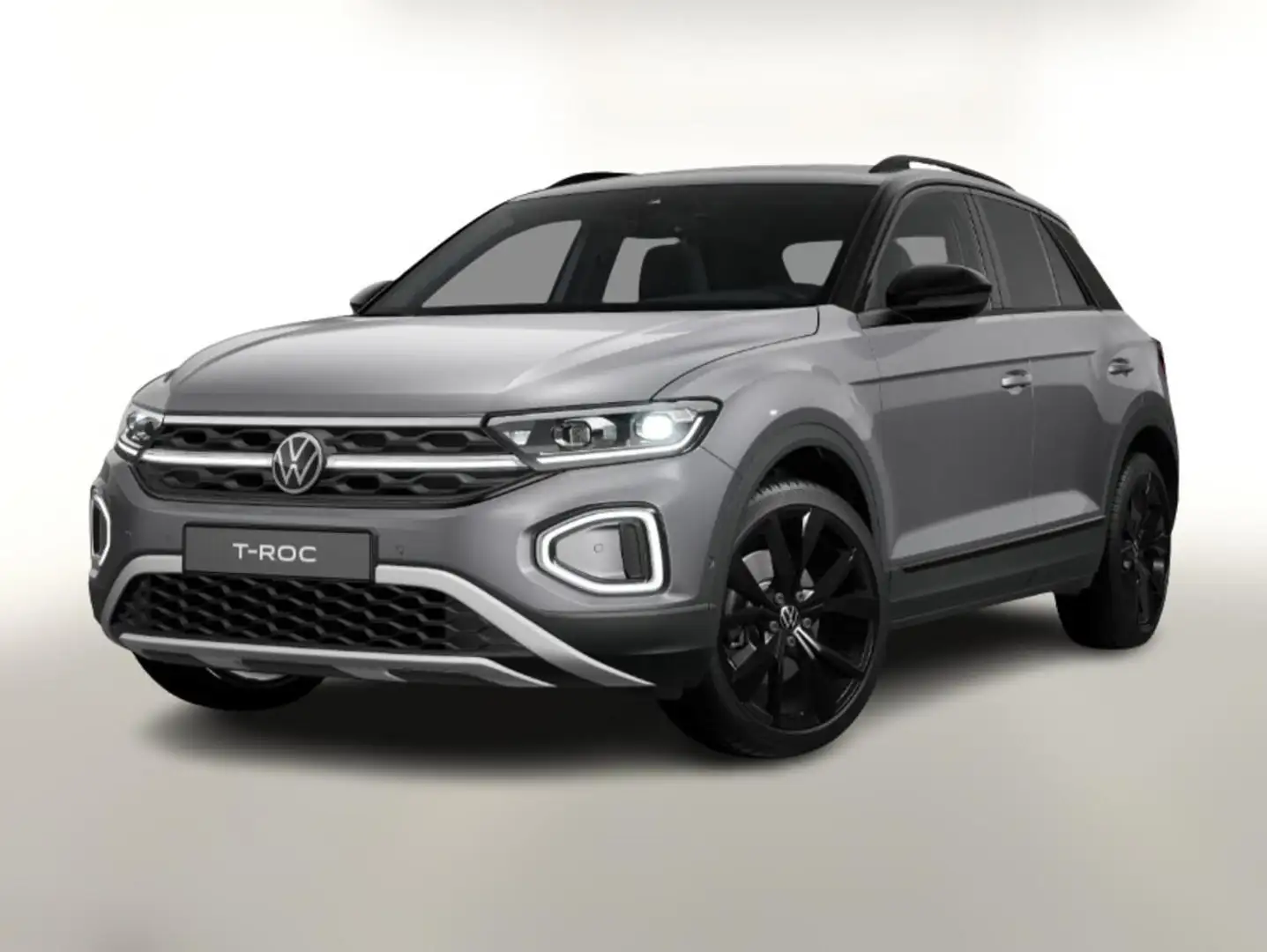 Volkswagen T-Roc Style 1.5 TSI DSG BlackP Matrix Nav IQ 19Z 110 ... Grau - 1