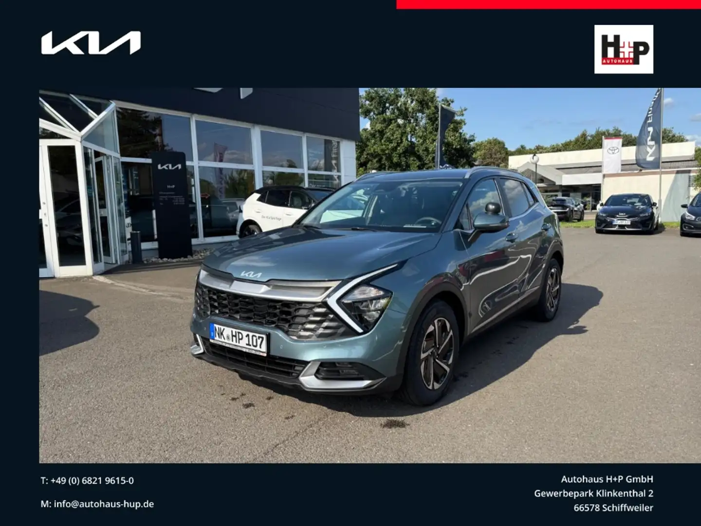 Kia Sportage Vision 1.6 CRDi Mild Hybrid EU6e Klimaanlage Apple Gris - 1