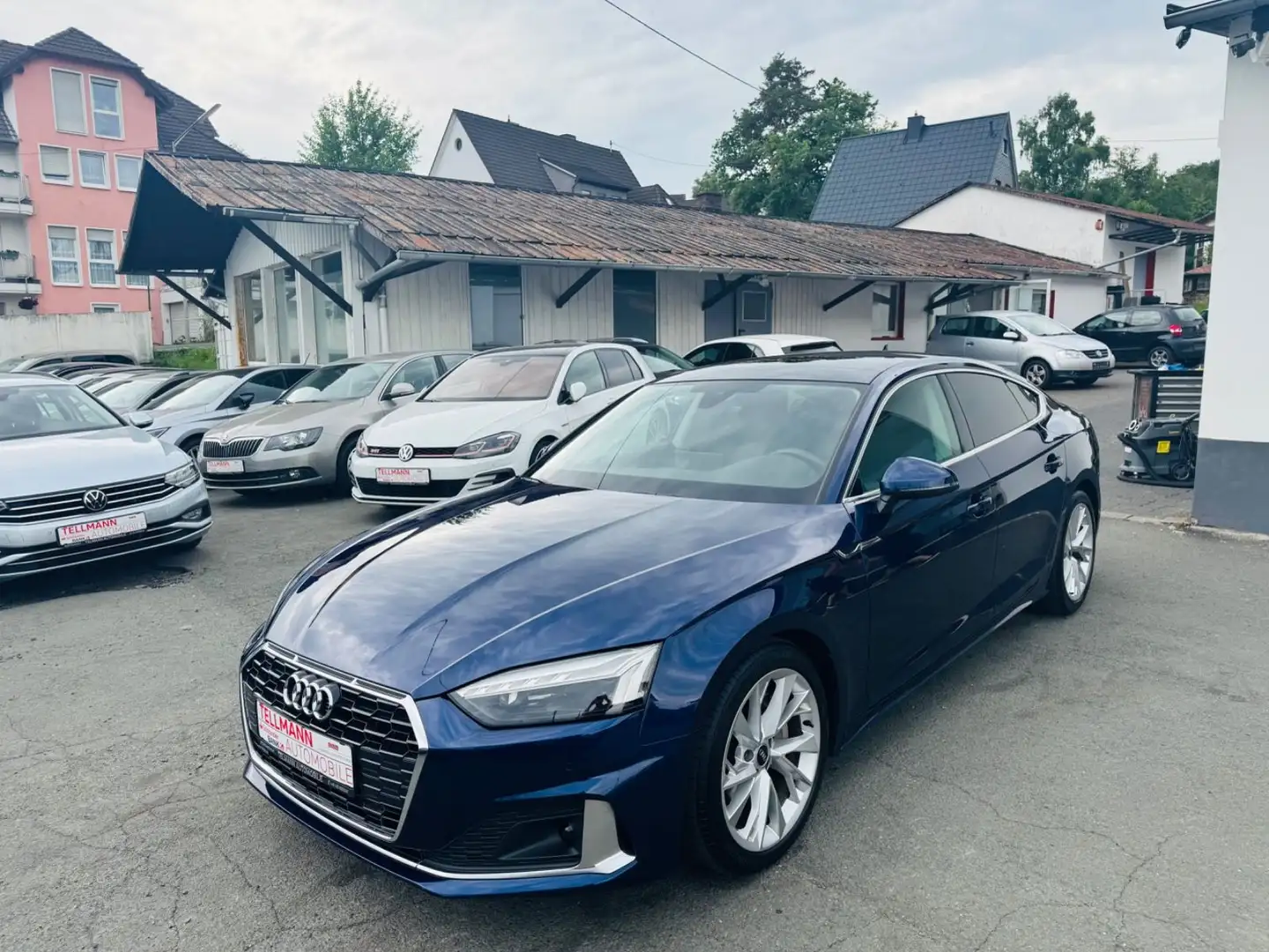 Audi A5 Sportback 40 TDI Sport/Navi/ACC/Led/ Blauw - 1