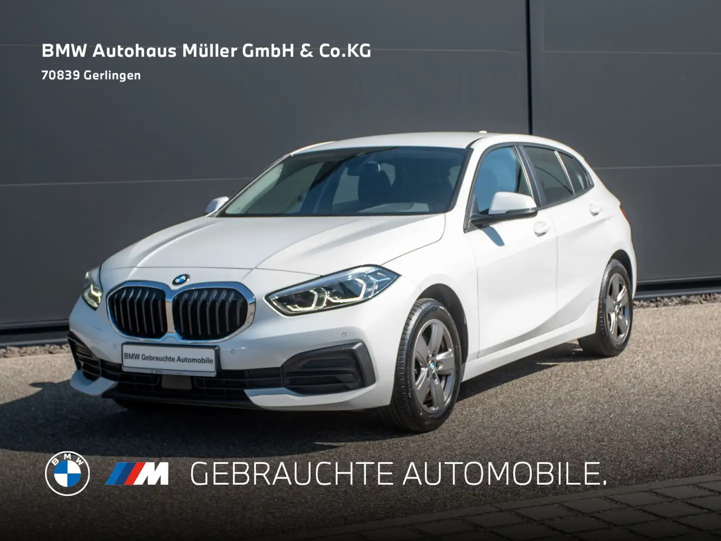 BMW 118 iA 5-Türer Automatik Navi LED PDC 1VB Klima Weiß - 2