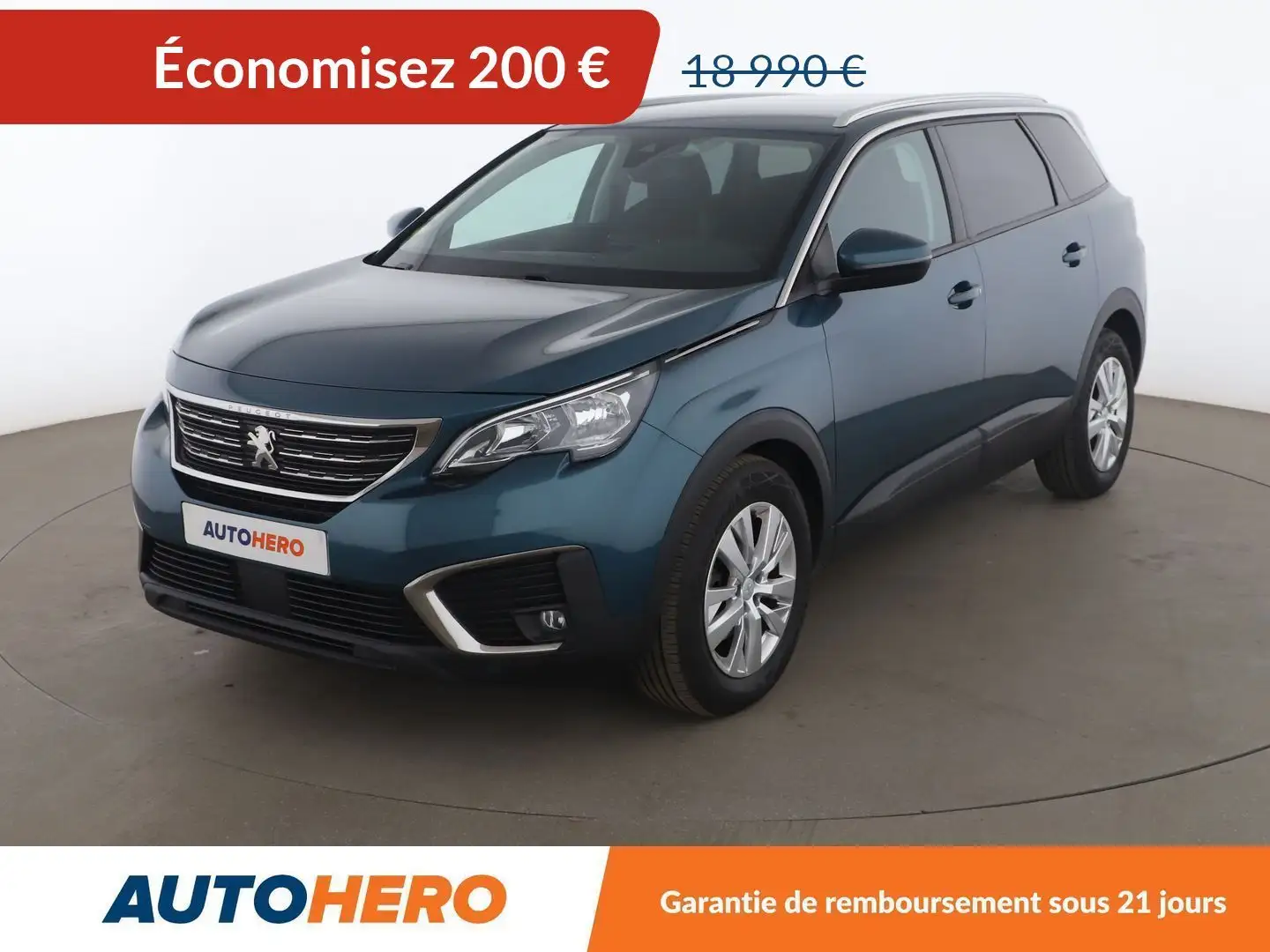 Peugeot 5008 1.5 Blue-HDi Active Business EAT8 Bleu - 1