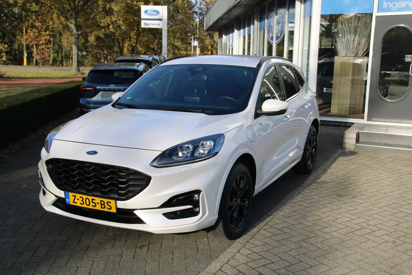 Ford Kuga 2.5 PHEV ST-Line X 225 PK Automaat AFNEEMBARE TREK Wit - 2