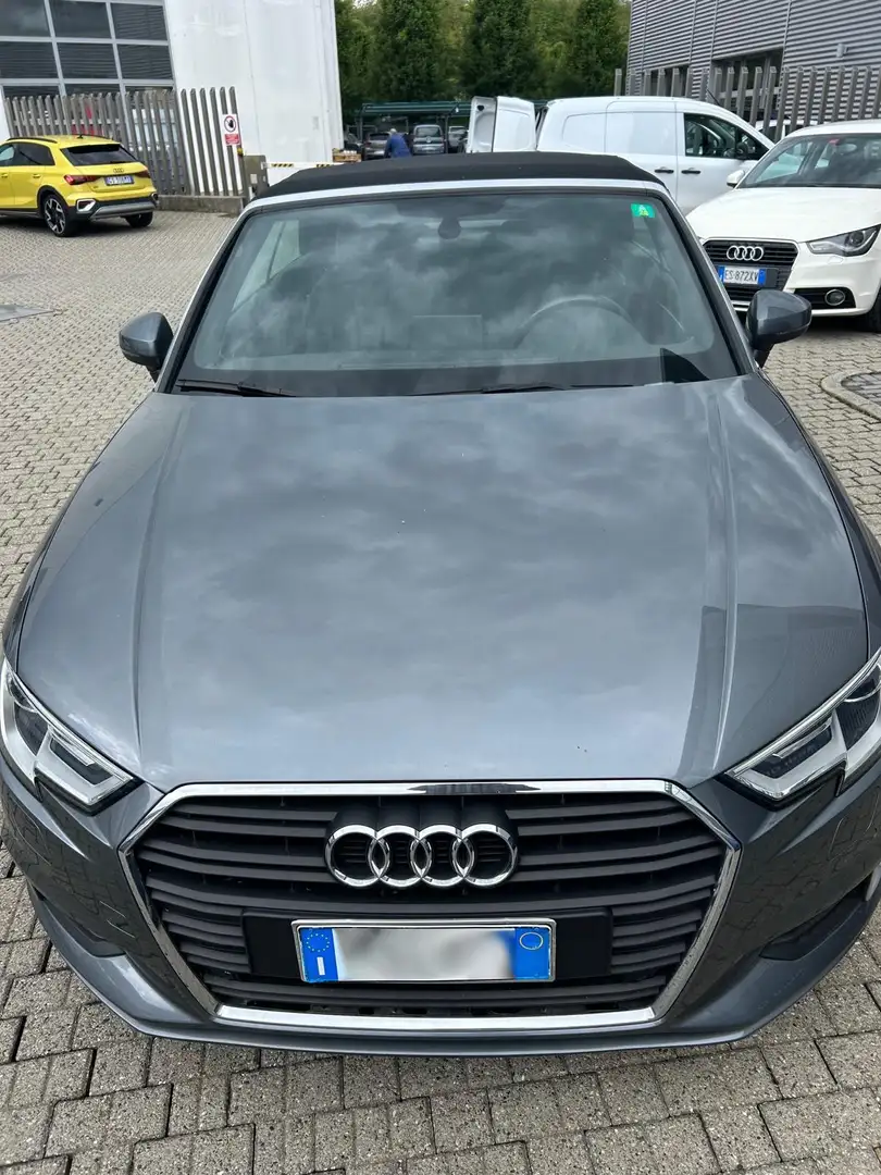 Audi A3 A3 III 2016 Cabriolet Cabrio 2.0 tdi 150cv s-troni Grigio - 2